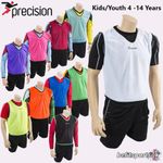 FOOTBALL TRAINING BIBS JUNIOR KIDS YOUTHS SOCCER SPORTS TEAM BIB MESH VESTS