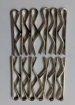 Shank Button Cotter Pins British Military Split Pins For Ring Buttons Set of 12
