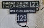 Hanover 128x17 White FULL SET Destination Blind USB Controller Bus Coach Display