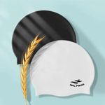 Silicone Swimming Cap Adult Kids Waterproof Swim Hat Men Women Long Hair Protect