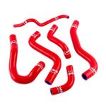 Red For 2007-2016 Suzuki Bandit 1250S GSF1250S Silicone Radiator Coolant Hose