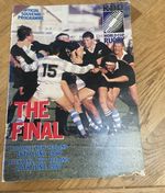 France v New Zealand ' The Final ' 1987 Rugby World Cup Final Programme