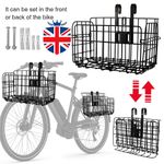 Iron Wire Bike Basket Front Bike Front Bike Basket Front Organizing Storage Bike