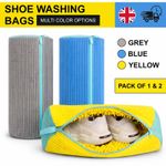 Shoe Washing Machine Bag Sneaker Laundry Reusable Shoe Cleaning Bags with Zipper