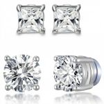 Magnetic Earrings Clip Women Men Studs Pair Stud Fake Unisex Non-piercing Magnet