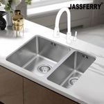 JASSFERRY Undermount Kitchen Sink 1.5 Stainless Steel Bowl 590x440 mm