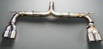 PIPE DYNAMICS SEAT LEON 2.0TDI 5F 12-19 BACK BOX DELETE QUAD EXIT EXHAUST