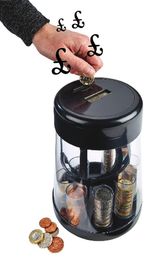 Digital Coin Counter and Sorter Box Loose Change Money Box LCD Display Saver