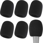 6pcs Foam Microphone Cover Pack Handheld Mic Windscreen Sponge Cap Shield