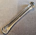 Rare Antique Georgian Glass Flat Leaf Ended Sugar Crusher/Pestle 12.7cm, c1820