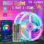 20M LED Strip Lights RGB Colour 5050 Changing Tape Cabinet Kitchen Lighting Xmas