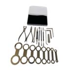 19x Saxophone Repair Tool Set Leveling Repair Tools Wind Musical Instrument Part