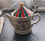 Sadler Edwardian Entertainments Band Stand Ceramic Teapot w/ Lid Staffordshire