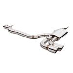 STAINLESS CAT BACK EXHAUST SYSTEM CATBACK FOR AUDI TT MK2 8J 1.8 2.0 TFSI 06-14