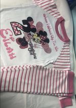 MINNIE MOUSE When I Wake Up I Will Be Personalised Pjs Upto 3-4 Years Pink