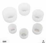 432Hz Crystal Singing Bowl Set – 6 Bowls + Bags & Mallets 6 - 11 Inch