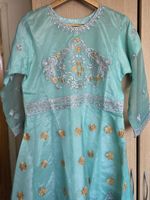 Asian Indian 3-Piece Stitched Maxi Dress Women Party Wear, Wedding Dress Size L