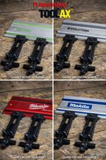 TOOLAX Parallel Guide Rail System for repeatable cuts for track saw - 0-800mm