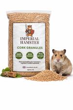 Imperial Hamster Cork Granules Bedding 5L Natural Pet Substrate Hamsters Rats