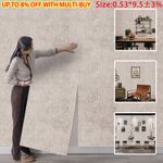 1-6XCoffee Plain Imitation stone Textured Glitter Metallic Effect WallPaper Room