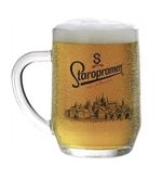 2 x Staropramen Glass Pint Tankards Glasses 20oz Brand New 100% Genuine