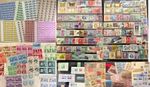 U.S. MINT COLLECTION 400+ VINTAGE STAMPS PLATE BLOCKS / SINGLES / SHEETS / SETS