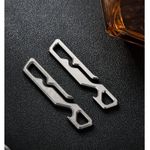 Titanium Alloy EDC Keychain Clip Multi-Tool Belt Hook Outdoor Gear lightweight