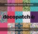 Decopatch Full Paper Sheet for Decoupage – Many Designs – Multibuy Discount
