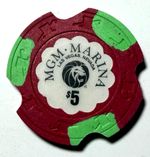 MGM Marina $5 Las Vegas Nevada Casino Legends Hall of Fame