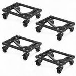 4pcs Wheel Dolly Heavy Duty Vehicle Positioning Car 2720KG for Garage Auto Shop