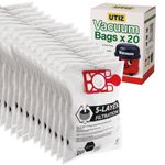 20 x HOOVER BAGS FOR NUMATIC HENRY HETTY JAMES VACUUM CLEANER HEPA-FLO