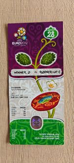 Ticket 2012 England vs. Italy EURO 2012 #28 27297