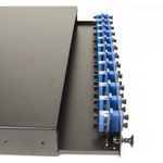 Fibre Optic Patch Panel with SC or LC Duplex MM Modules Adapters 4/8/12/24 Ports
