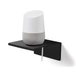 Hangman Smart Device Floating Wall Shelf Black For Alexa, Google Home Etc