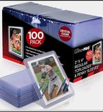 Ultra PRO Pack 3x4 200 Rigid Toploaders Crystal Clear + 200 Card Sleeves