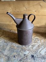 Vintage Antique   Galvanized Kerosene Oil Pourer Can With Handle Railway ?