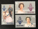 ISLE OF MAN 1977 MINT MNH SILVER JUBILEE SET - FREE UK P&P