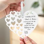Maid of Honour Bridesmaid Gifts Personalised Thank You Bridal Party Keepsake