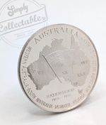 Sterling Silver - Australia's 75th Anniversary of Nationhood Medal - 1976