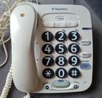 BIG BUTTON - BT LANDLINE PHONE - EXCELLENT EASY TO USE PHONE - WITH CABLES