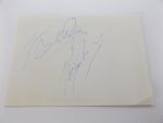 HAND SIGNED 6" x 4" AUTOGRAPH BOOK PAGE - BERT ROYAL & VIC FAULKNER - WRESTLING