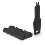 Lindy 47891 Port Blockers – RJ45 Black 10-Pack + 1 Key ABS