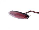 LED Universal Motorcycle Tail Light with License Plate Lighting E-Tested