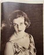 VTG 1959 Princess Alexandra of Kent Portrait Photo English Newsprint 26x36cm EMF