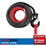 35000lbs Winch Rope W/ Hook 35000lbs for Dyneema Tow Recovery Cable 4WD