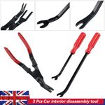 Trim Clip Removal Pliers Car Tool Door Panel Fascia Dash Upholstery Remover Set