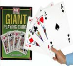 GIGANTIC GIANT A4 PLAYING CARDS JUMBO  🇬🇧Uk Based