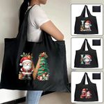 Christmas Letter Reusable Shopping Bag Eco Tote Handbag Away Bag shoulder bags