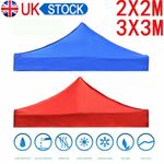 Garden BBQ Gazebo Top Cover Roof Replacement Fabric Tent Canopy 2x2m 3x3m