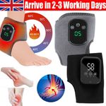 Electric Foot Ankle Massager Heating & Vibration Hot Compress Joint Pain Relief